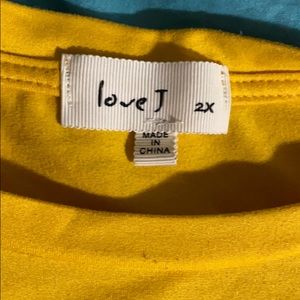 Long yellow shirt/dress